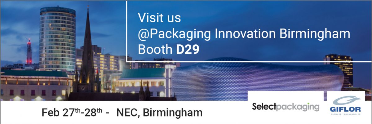 GIFLOR @Packaging innovation Fair – Feb 27th-28th – NEC, Birmingham