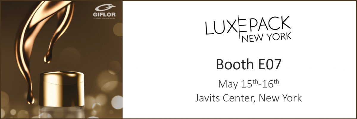 GIFLOR @Luxepack New York – May 15th-16th – Javits Center